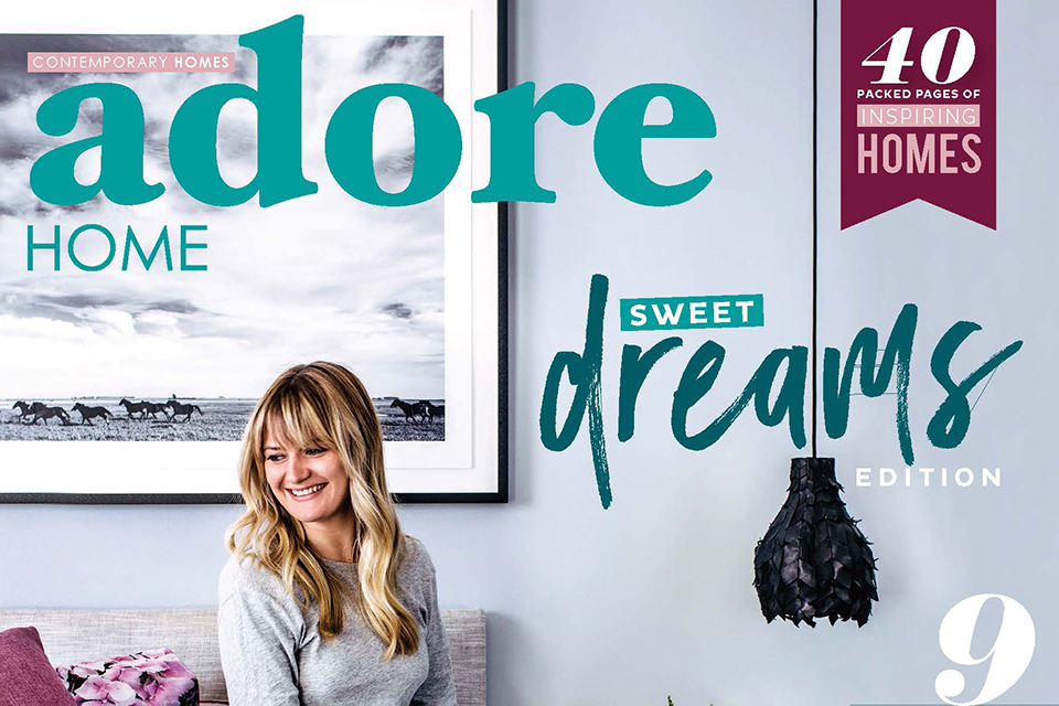 ‘Leo’ bedside featured in Adore home magazine