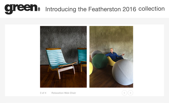 Green magazine: Introducing the Featherston 2016 collection