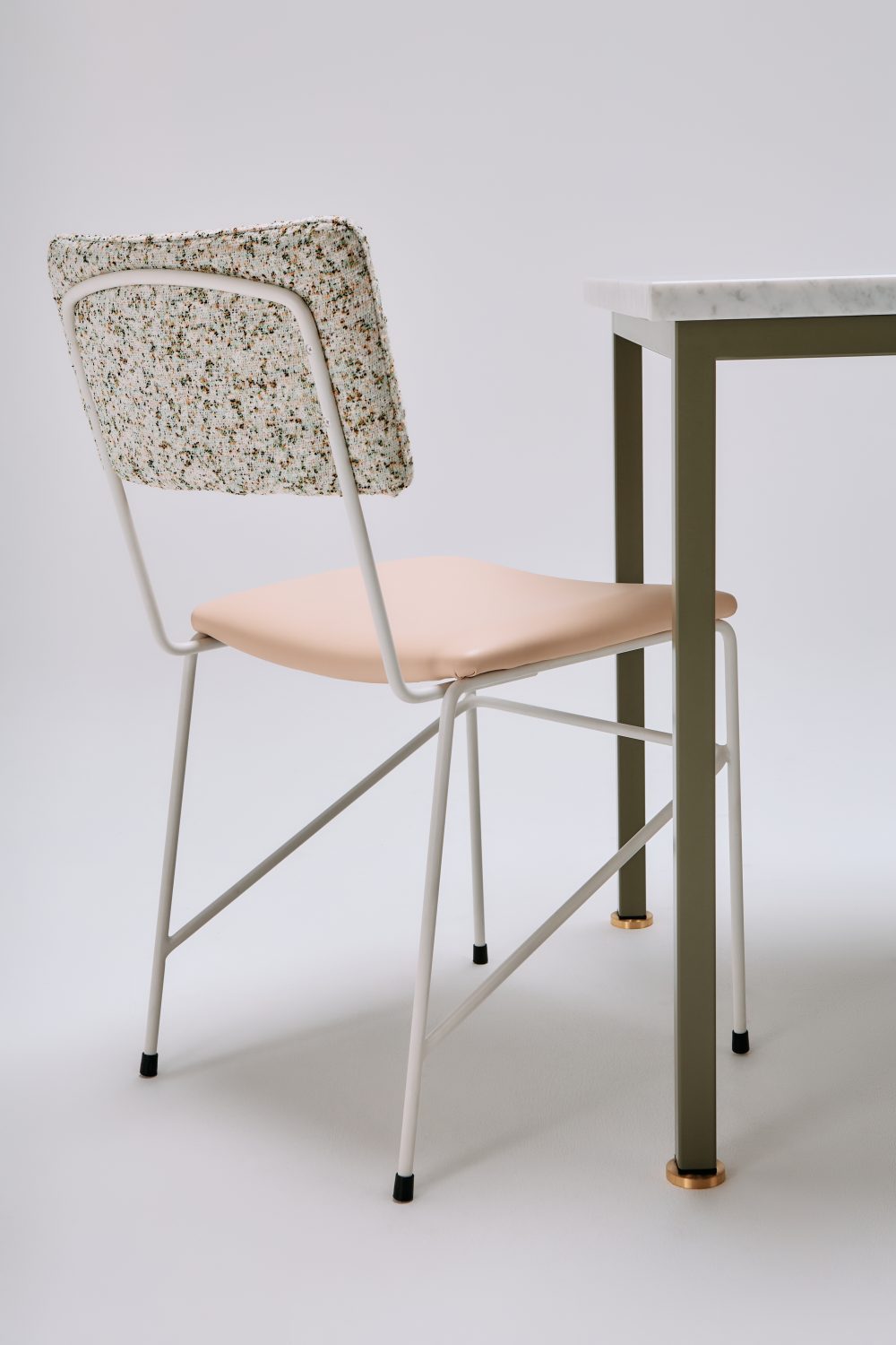 grazia&co dita chair in custom finish