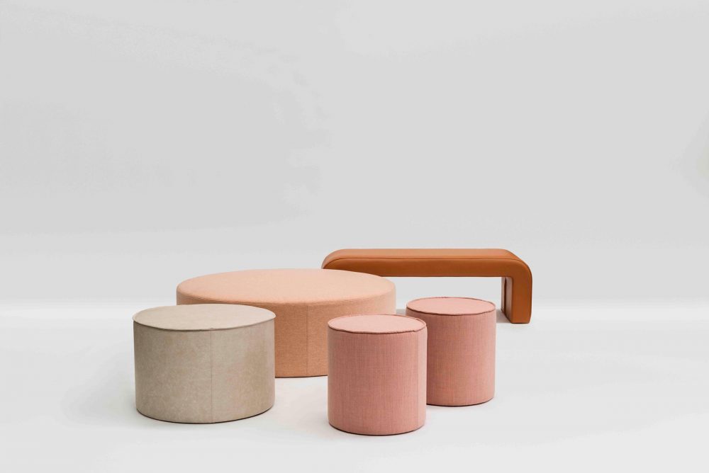 reeno bench and custom ottomans