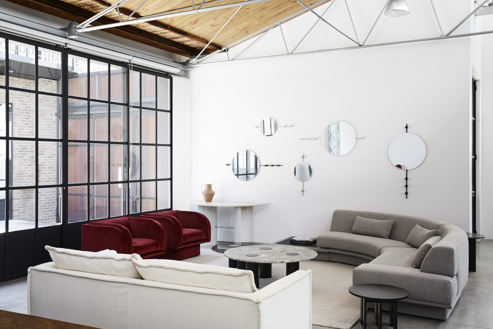 GraziaCo SydneyShowroom agent 86 curved sofa harvey armchairs ivy coffee tables roy sofa stamp console como mirrors WEB RES