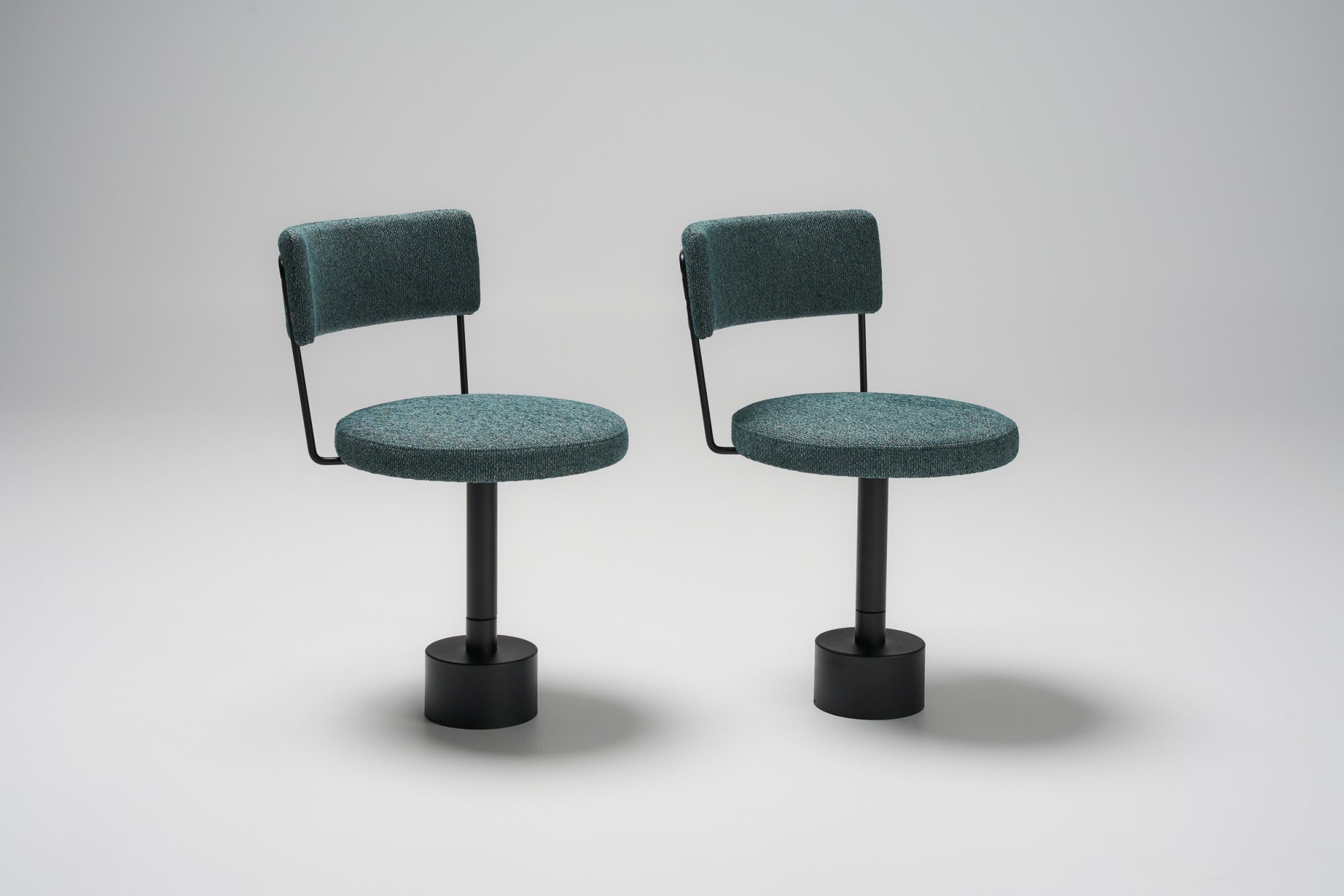 Diiva Floor Fixed Swivel Dining Chair