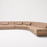 Agent 86 curved sofa