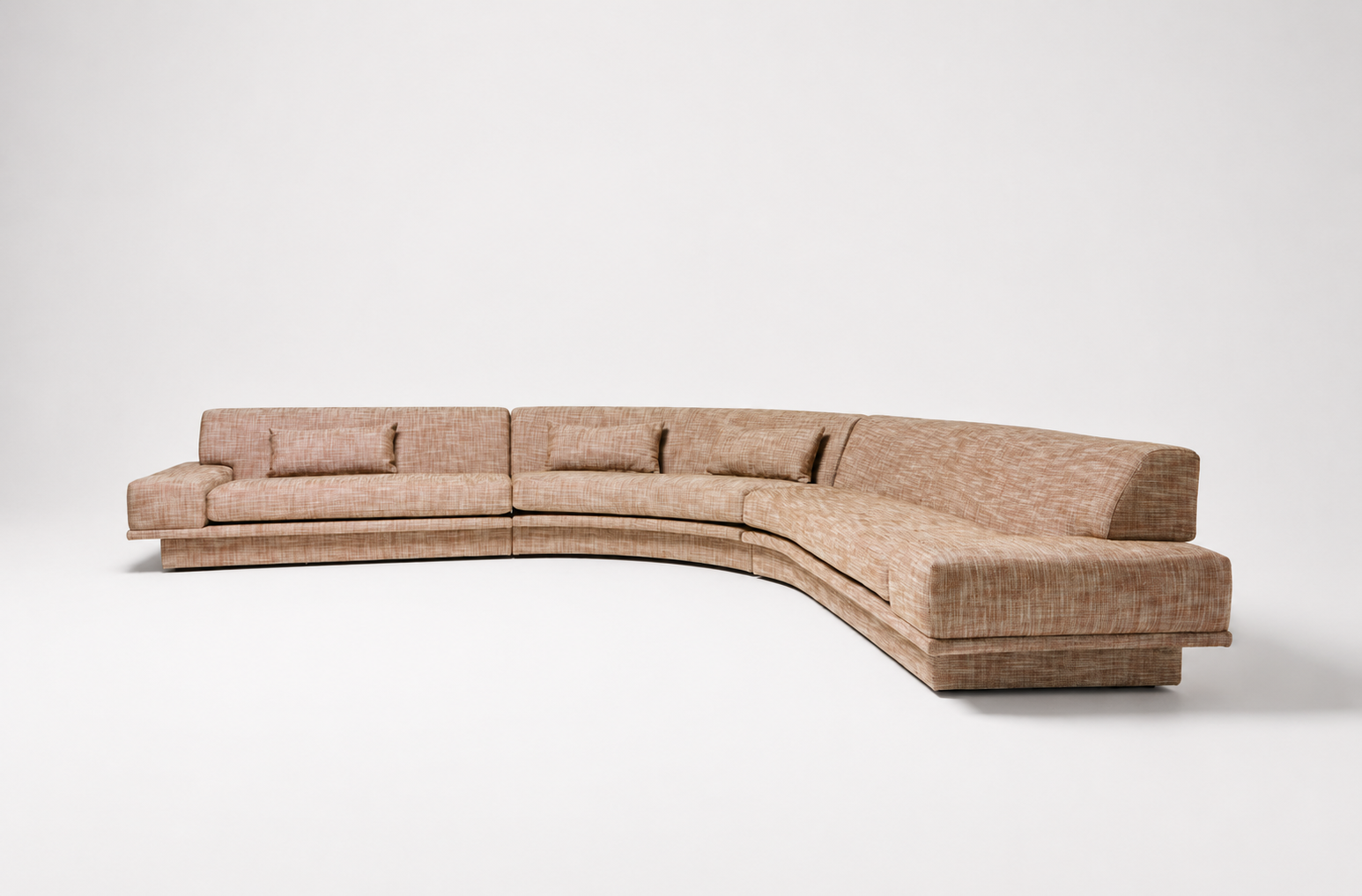 Agent 86 curved sofa