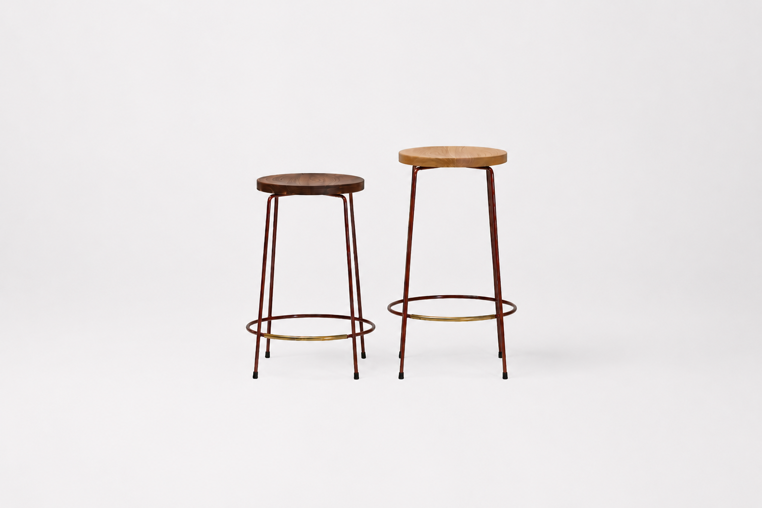 Iva Stool solid timber seat