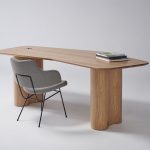 price desk natural oak with RE chair