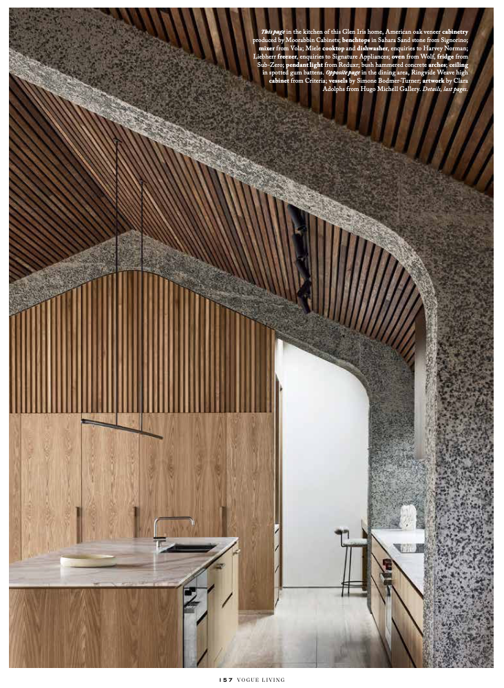 vogue living march april23 iva stool glen iris project