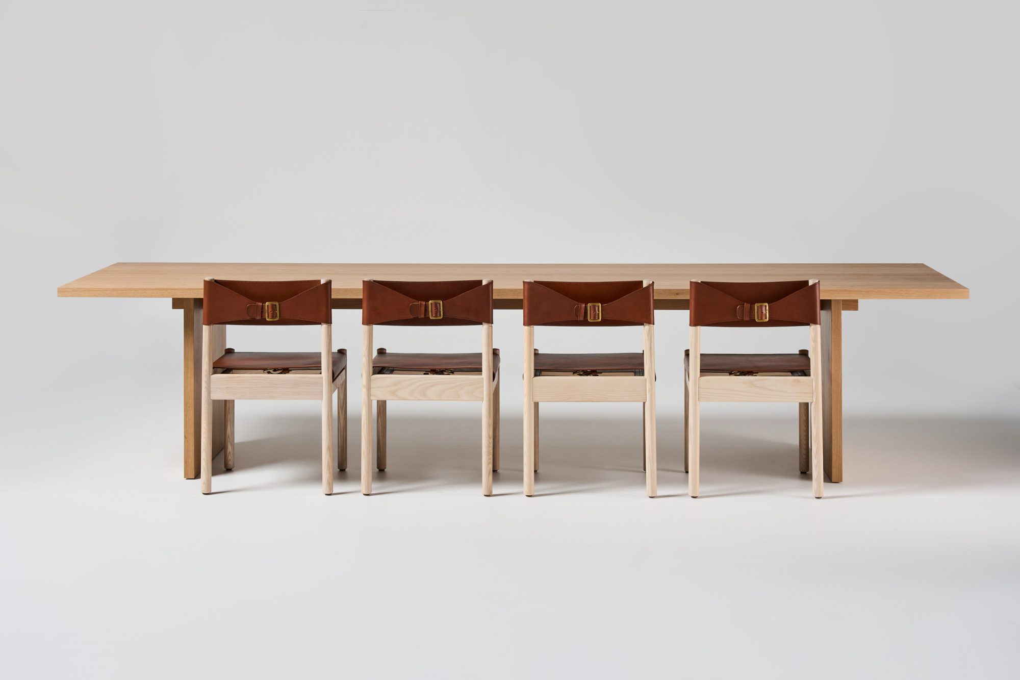 hob chairs in tan saddle leather