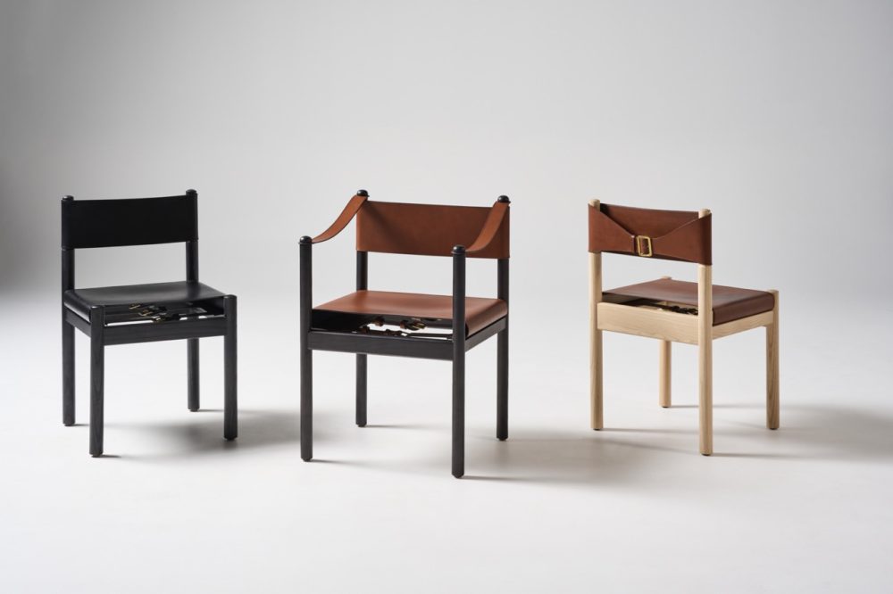 Featherston Hobb chair and carver chairs