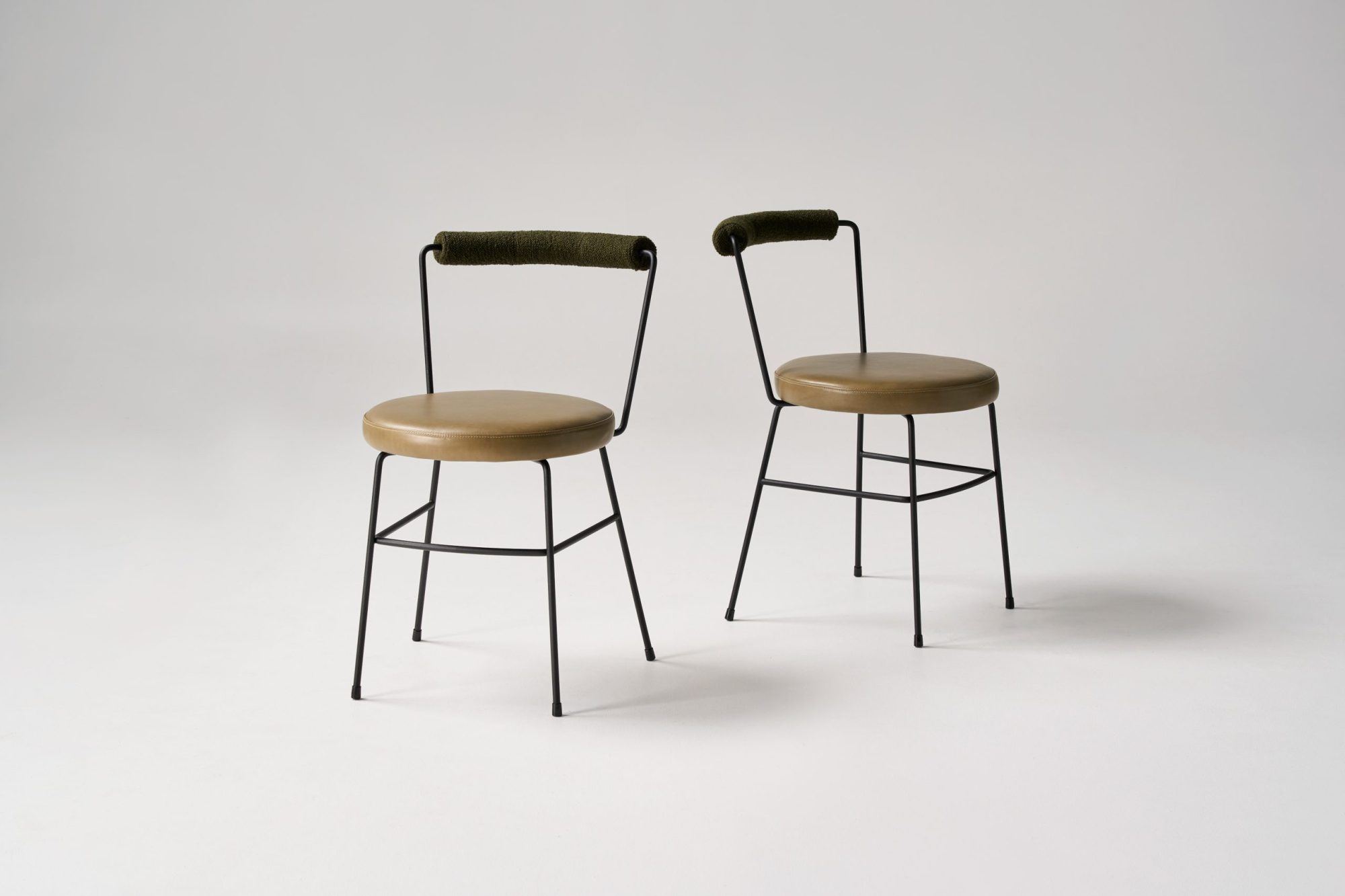 Iva dining chair in custom upholstery