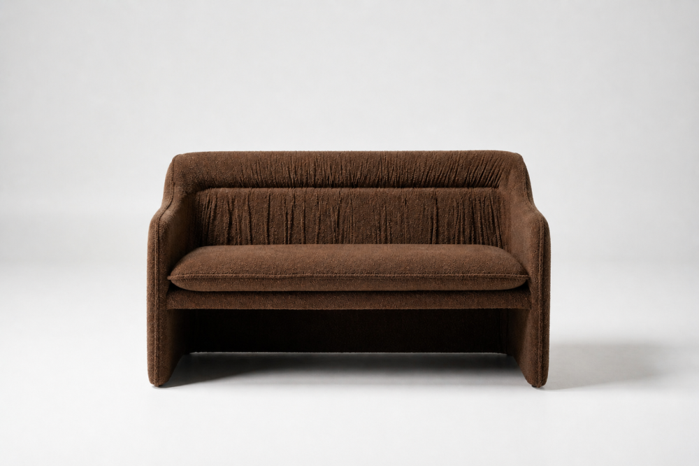 Mokum Grande boucle Double Rhonda in burnt orange