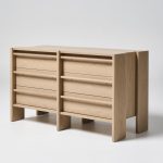 studio range chest of drawers in alpine timber finish