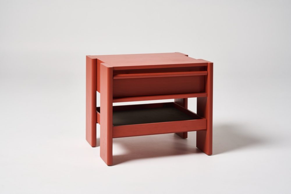 studio side table campari timber