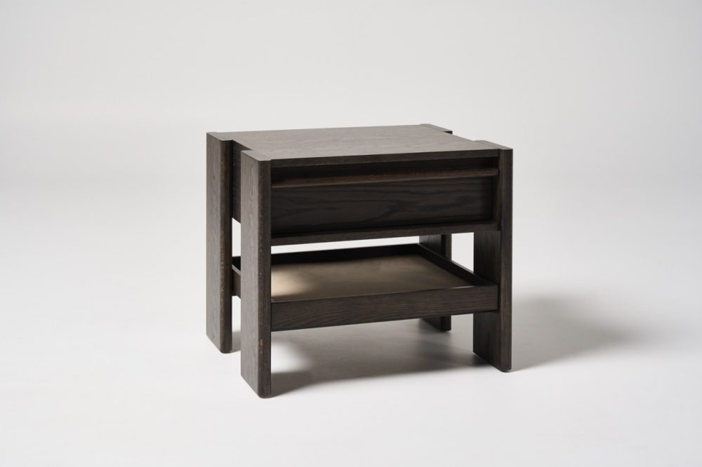 studio side table dusk timber