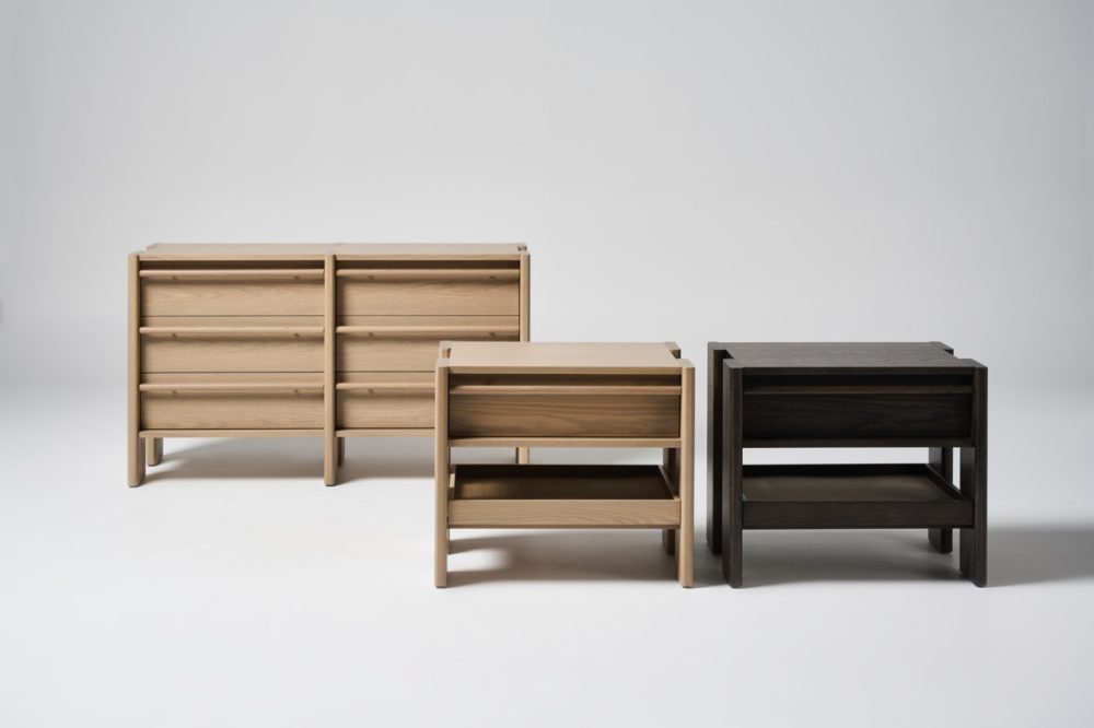 studio range side tables and chest of drawers