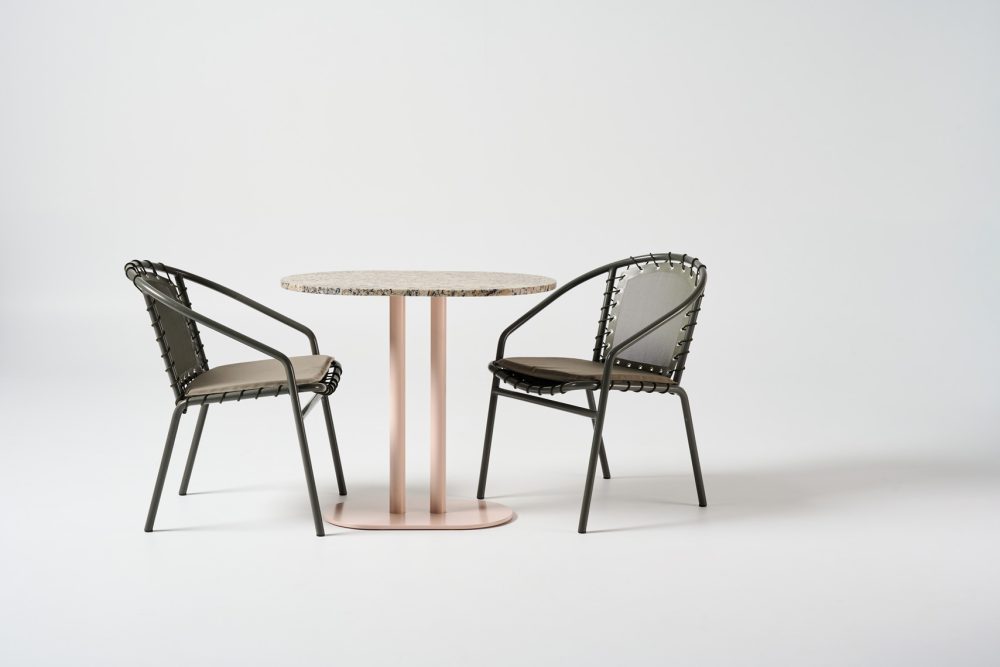 Olive Spring Stacking Chair
