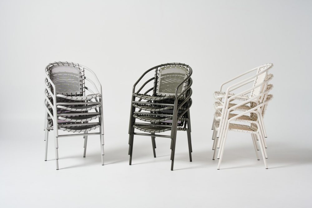 Spring Stacking Chairs Stacked