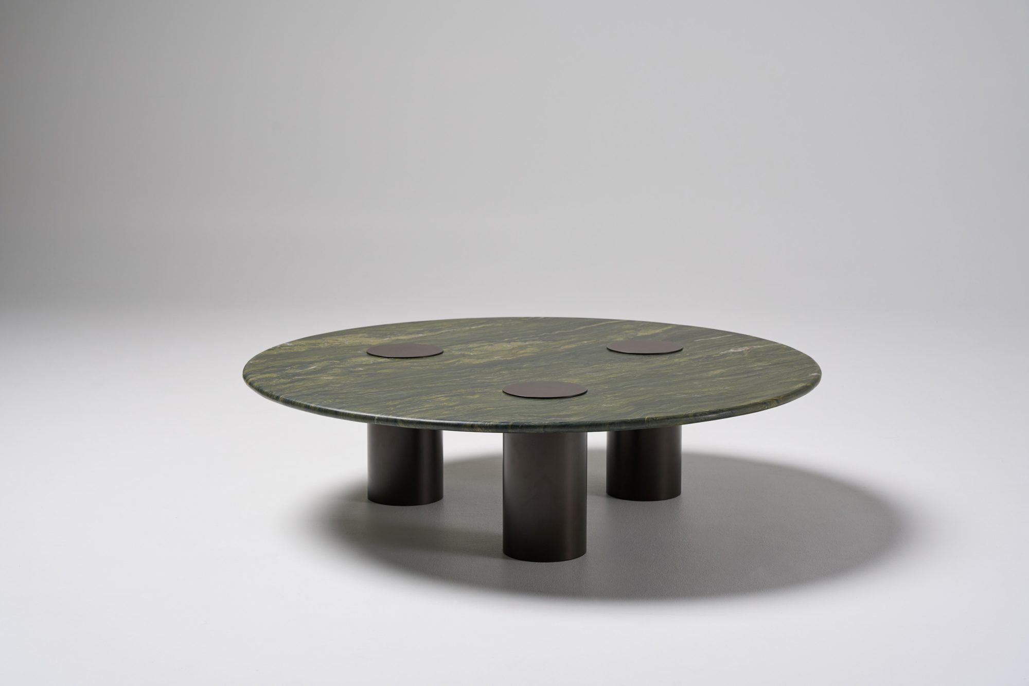 Ivy Coffee Table in Golden Green and Dark Bronze 138063